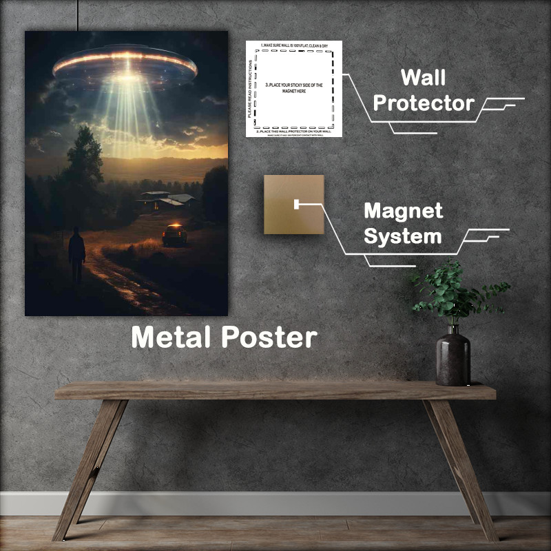 Buy Metal Poster : (Flying Saucer Mysteries UFO Sightings Explored)