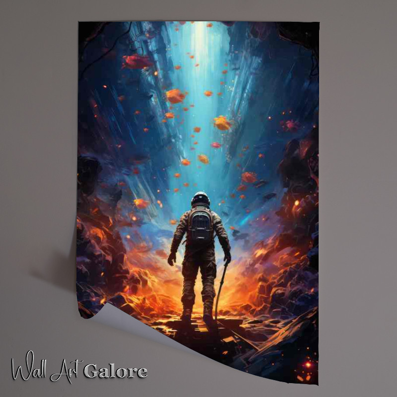Buy Unframed Poster : (Galactic Journeys Pioneering Expeditions in Space)