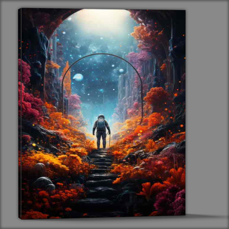 Buy Canvas : (Galactic Odyssey Astronauts Stellar Exploration)