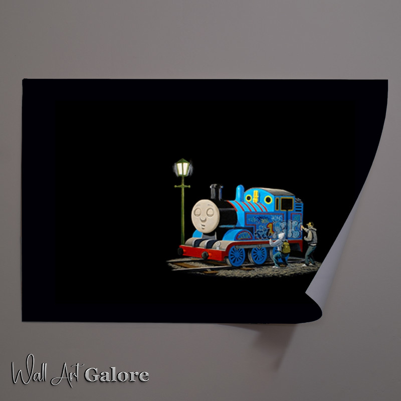 Buy Unframed Poster : (Thomas the tank graffiti)