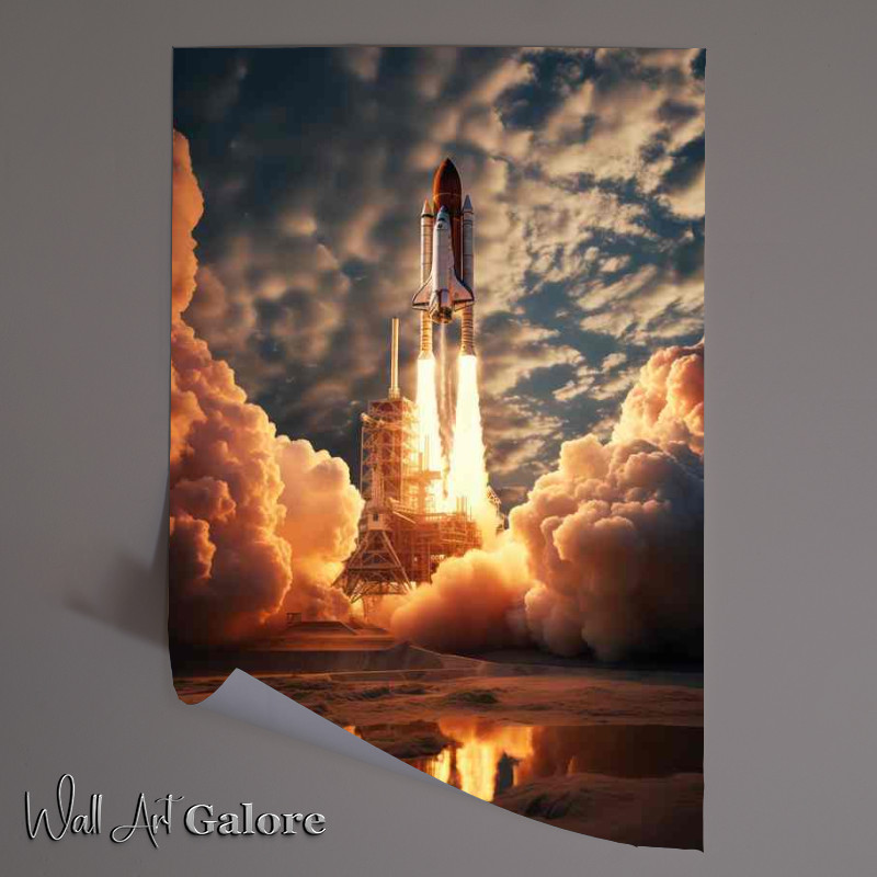 Buy Unframed Poster : (Ignition Sequence The Thrill of Space Rocket Lift offs)