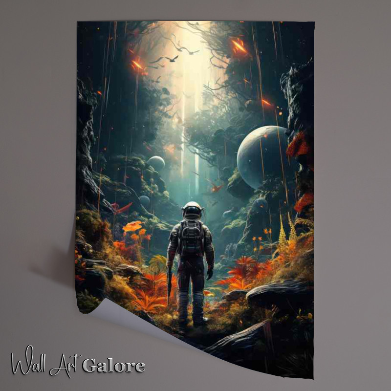 Buy Unframed Poster : (Infinite Explorer Astronauts Exploration of the Universe)
