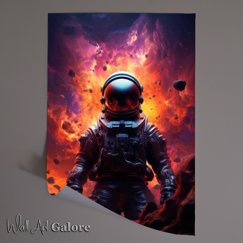 Buy Unframed Poster : (Infinite Odyssey Astronauts Journey in the Cosmos)