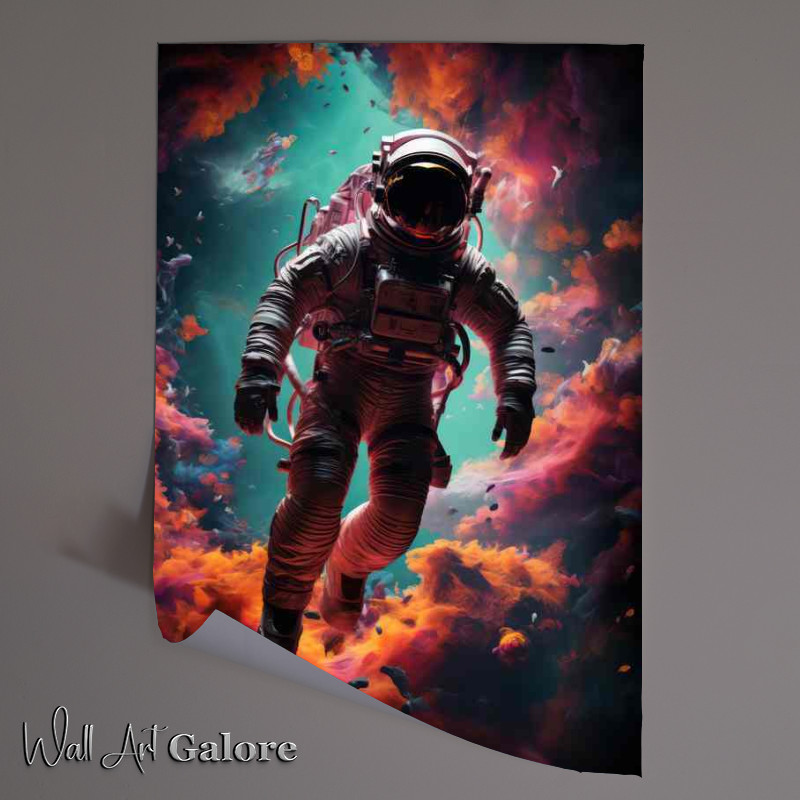 Buy Unframed Poster : (Intergalactic Odyssey Astronauts Stellar Journey)