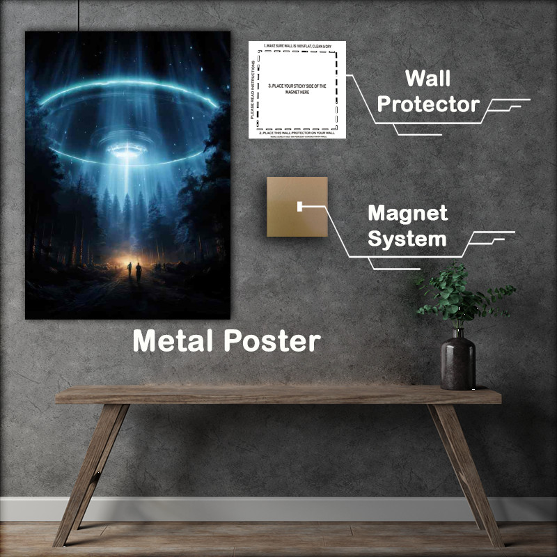 Buy Metal Poster : (Interplanetary Intrigue The Truth Behind UFOs)