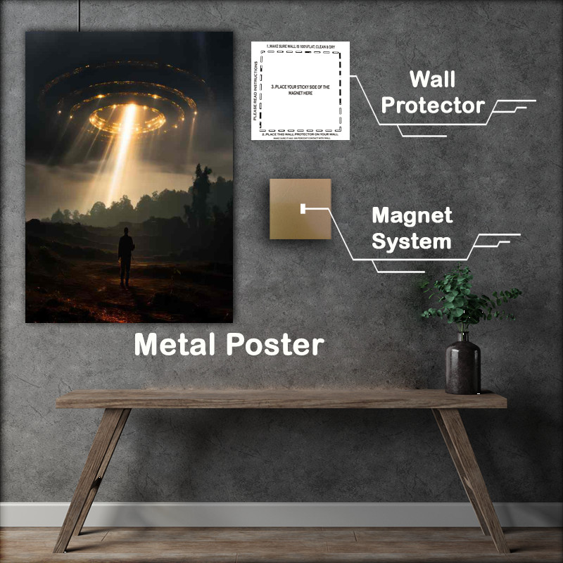 Buy Metal Poster : (Interplanetary Mysteries Probing UFO Phenomena)