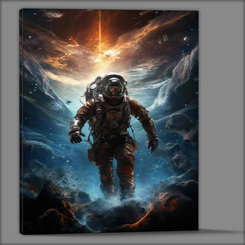 Buy Canvas : (Interstellar Explorer Astronauts Journey to the Stars)