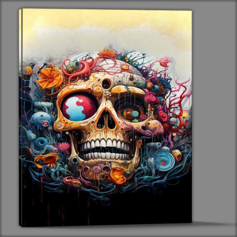 Buy Canvas : (Crazy skull explosion)