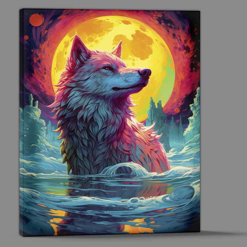 Buy Canvas : (Harmonys Howl wolf)