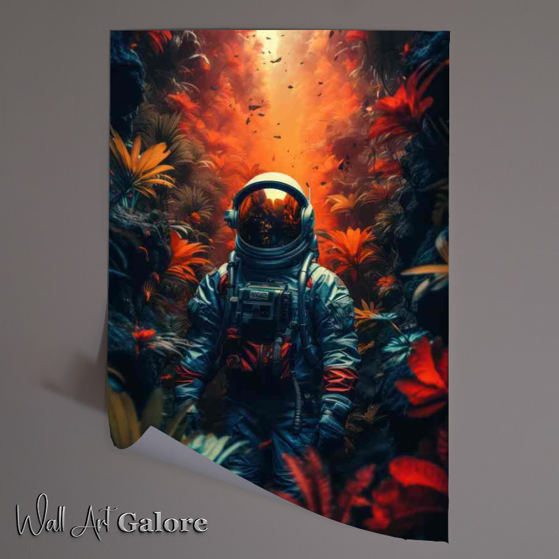 Buy Unframed Poster : (Mans Exploration of the Jungle space)