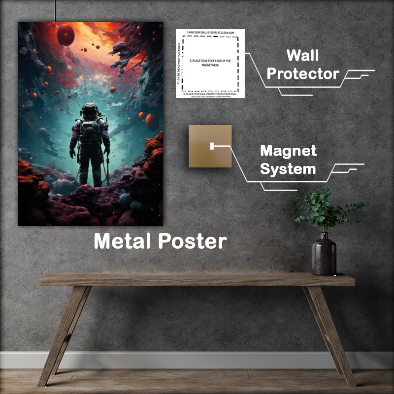 Buy Metal Poster : (Mans Journey to the Universe)