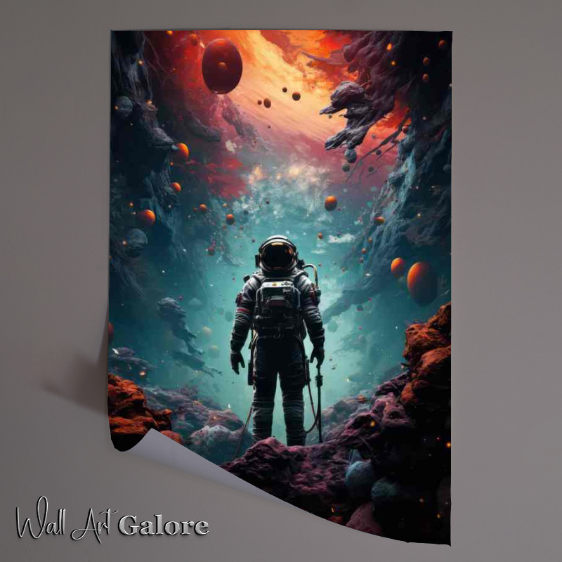 Buy Unframed Poster : (Mans Journey to the Universe)