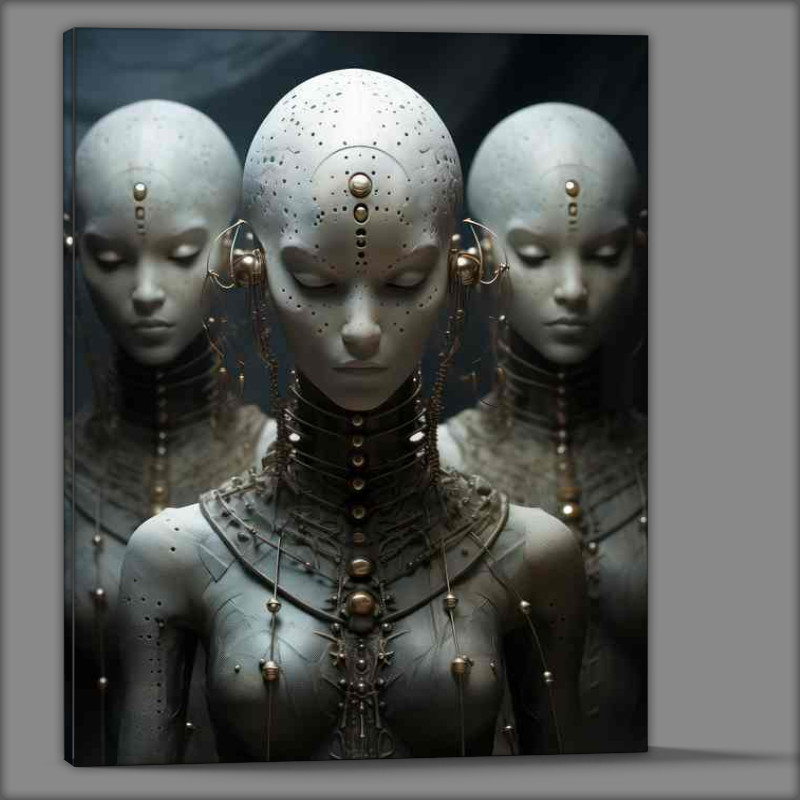 Buy Canvas : (Otherworldly Entities Exploring Alien Existence)