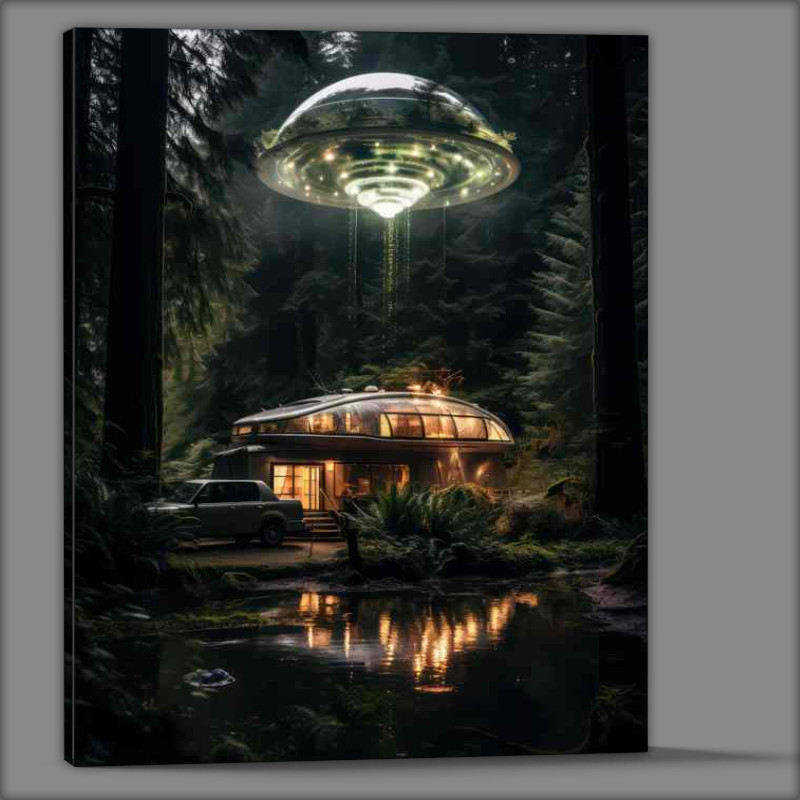 Buy Canvas : (Otherworldly Intruders Investigating UFO Appearances)