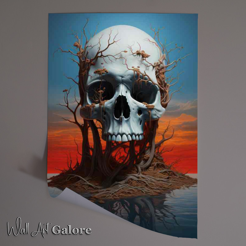 Buy Unframed Poster : (Cryptic Cranium Skulls in Folklore)