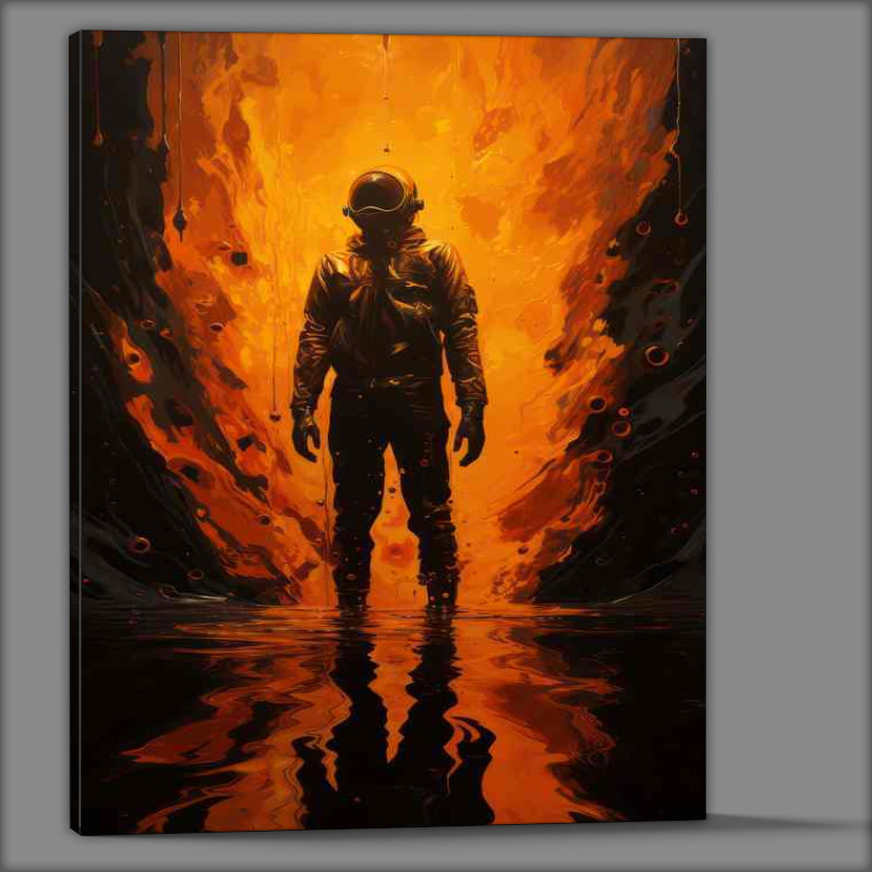 Buy Canvas : (Stellar Explorer Astronaut’s Journey to the Unknown)