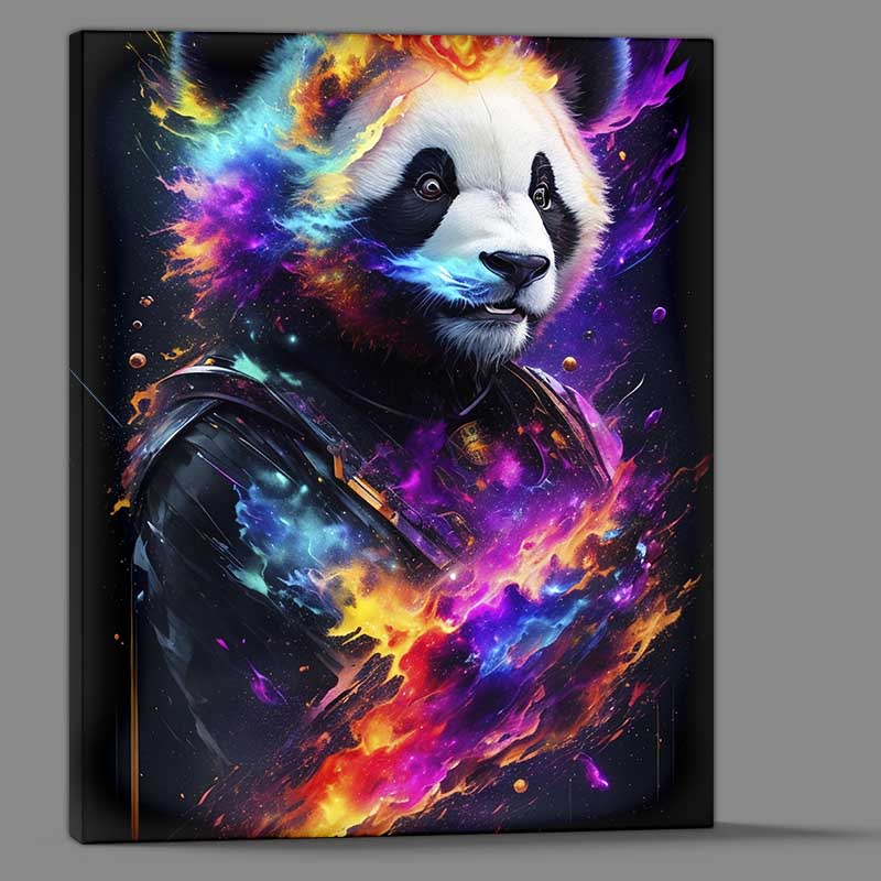 Buy Canvas : (cheeky panda in the galaxy)