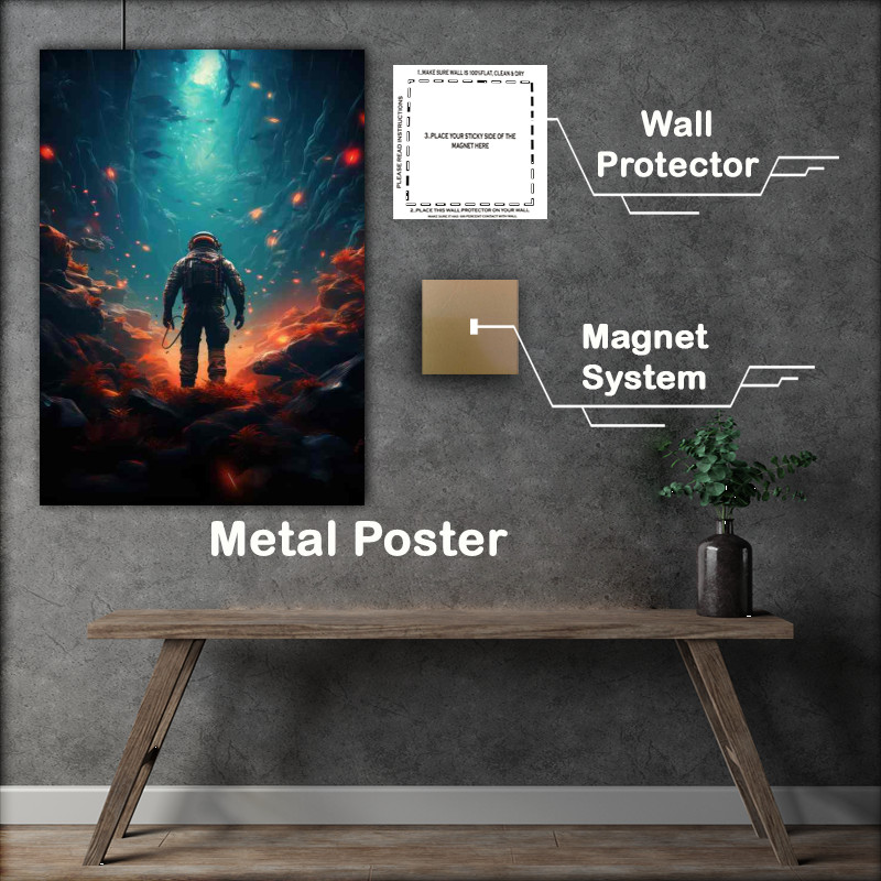 Buy Metal Poster : (The Evolution of Space Exploration)