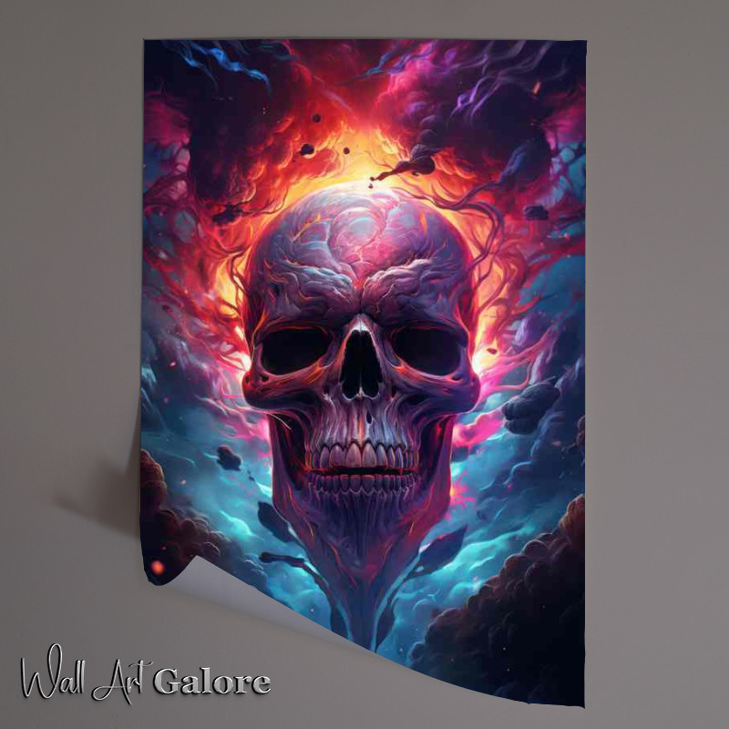 Buy Unframed Poster : (Cursed Cranium Haunting Tales of Skulls)
