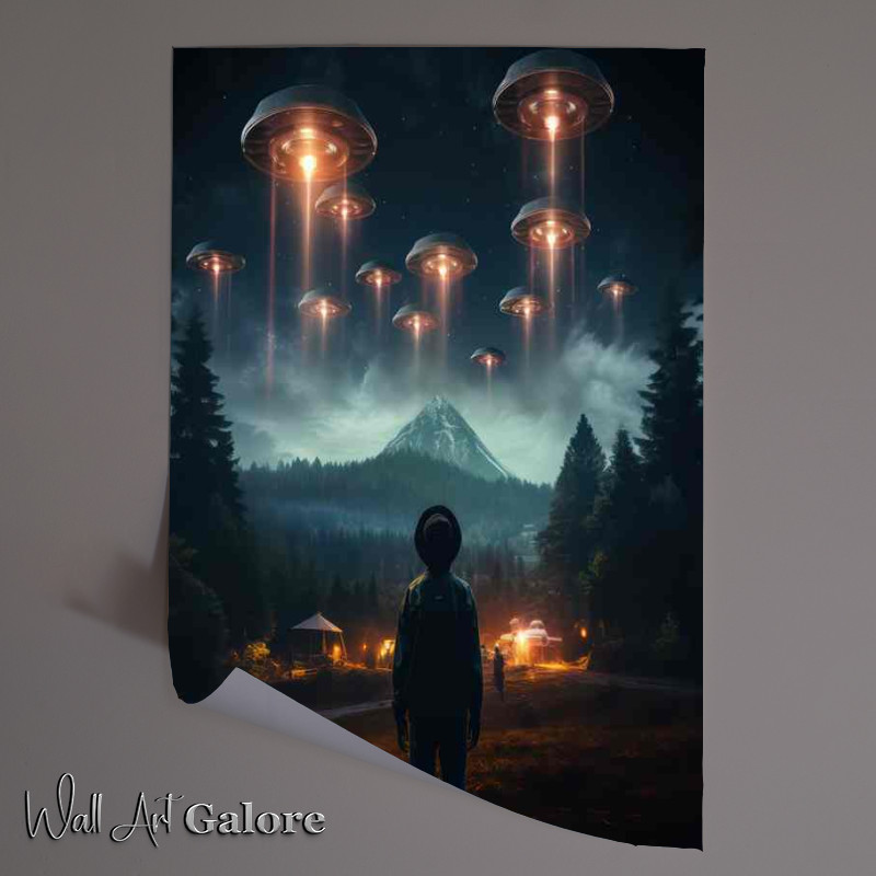 Buy Unframed Poster : (Unearthly Visitors UFO Sightings Declassified)