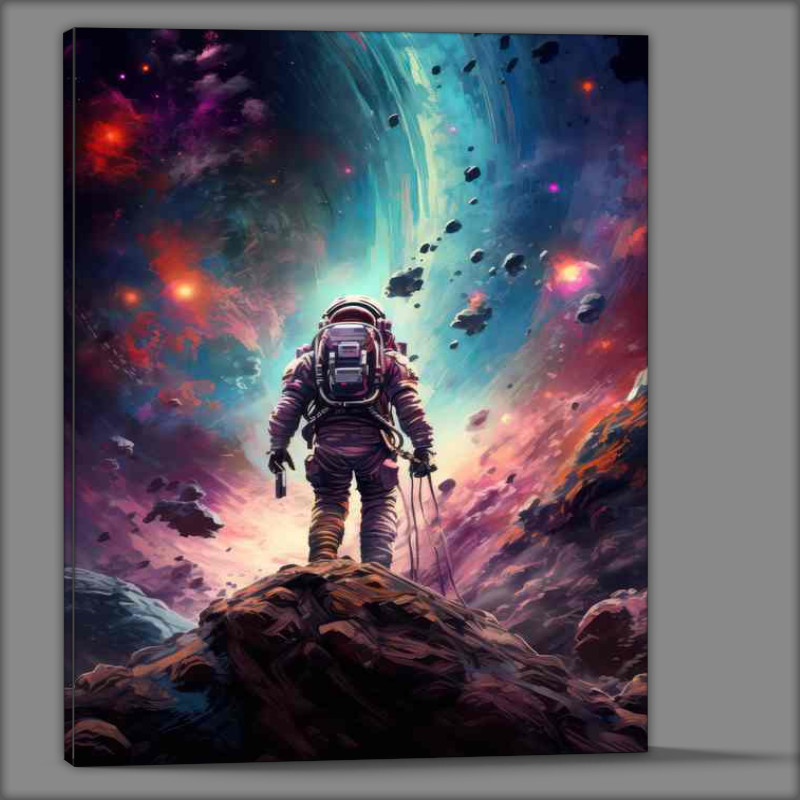 Buy Canvas : (tellar Voyager Astronauts Journey to New Realms)
