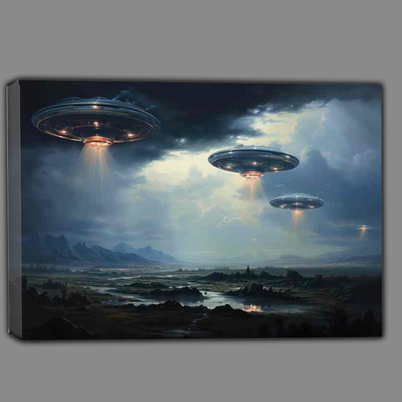 Buy Canvas : (Alien Intrigue Unidentified Flying Objects Explored)