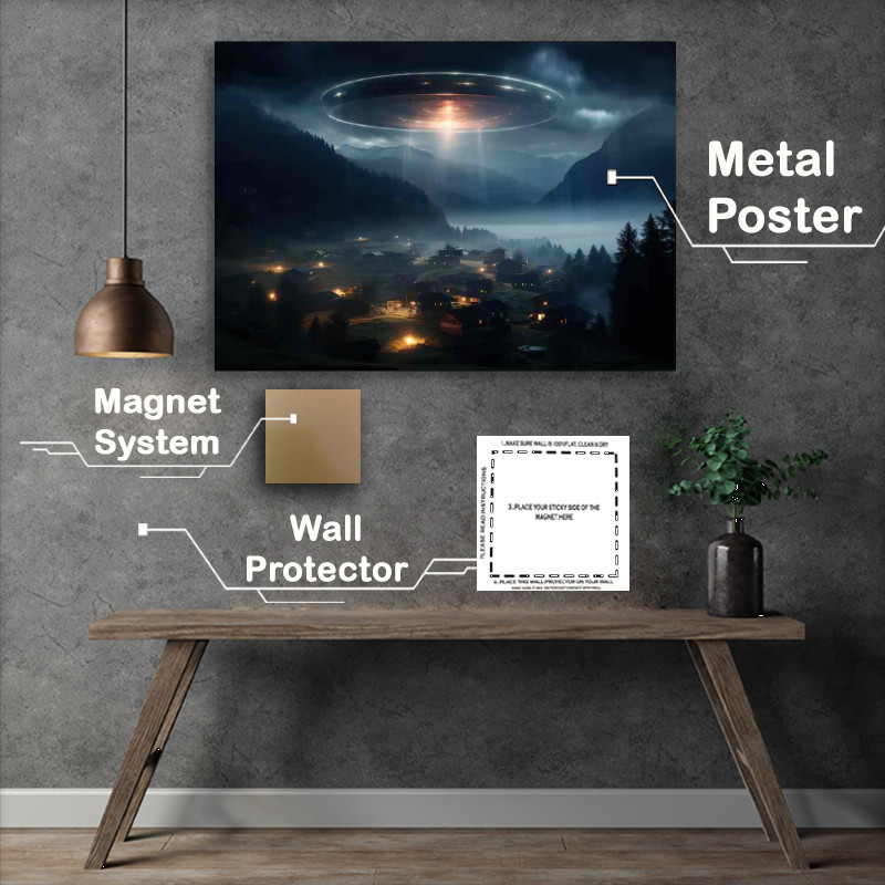 Buy Metal Poster : (Beyond the Skies UFO Mysteries Unmasked)