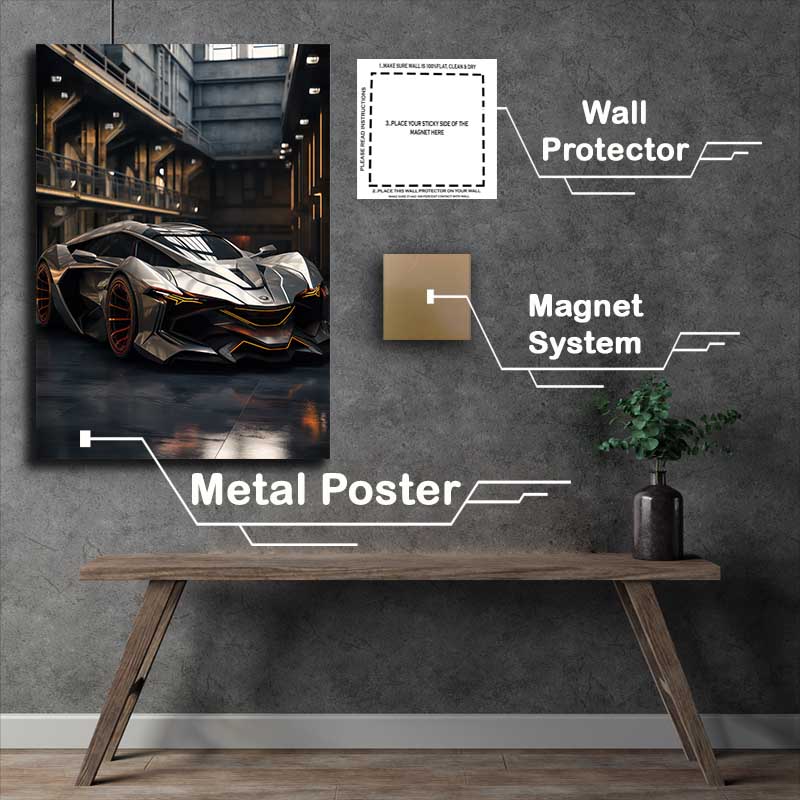 Buy Metal Poster : (Future Super Car Amazing Detail)