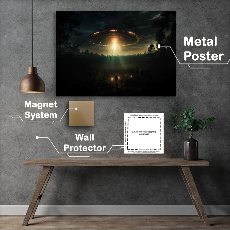 Buy Metal Poster : (Extraterrestrial Appearances UFO Encounters Revealed)