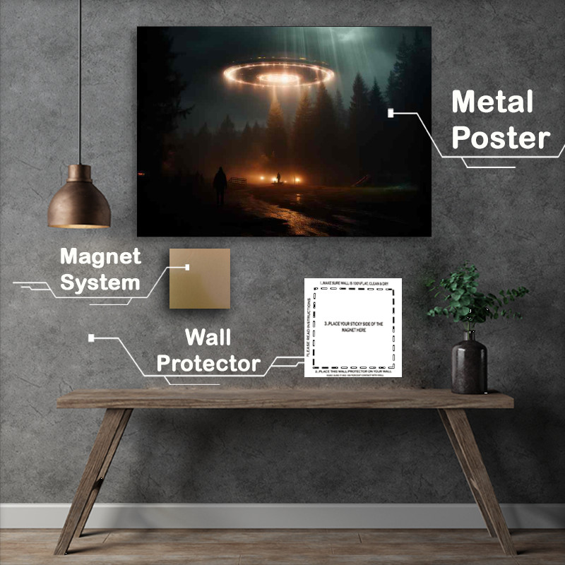 Buy Metal Poster : (Extraterrestrial Investigations Probing UFO Sightings)