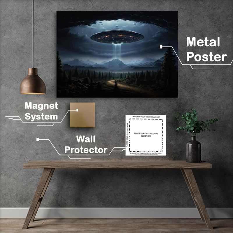 Buy Metal Poster : (Galactic Encounters Unraveling UFO Secrets)