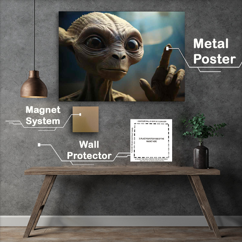 Buy Metal Poster : (Mysteries of the Cosmos Alien Encounters Explored)
