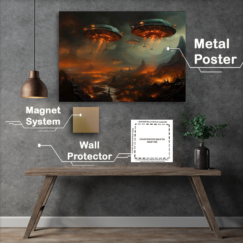 Buy Metal Poster : (UFO Chronicles Tales of the Unexplained)