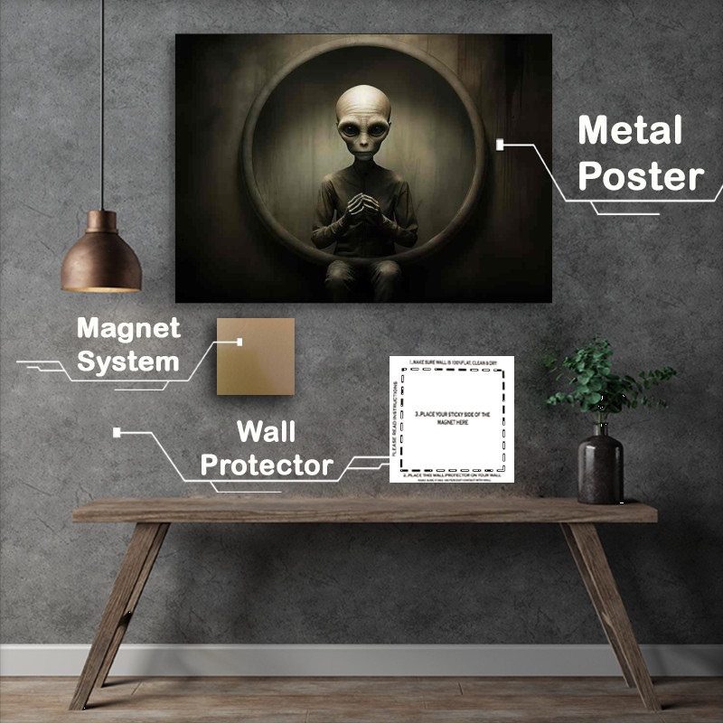 Buy Metal Poster : (Unidentified Entities Insights into Alien Life)