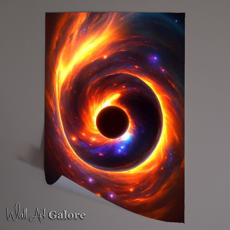 Buy Unframed Poster : (Ethereal Elegance The Artistry of Space Nebula)