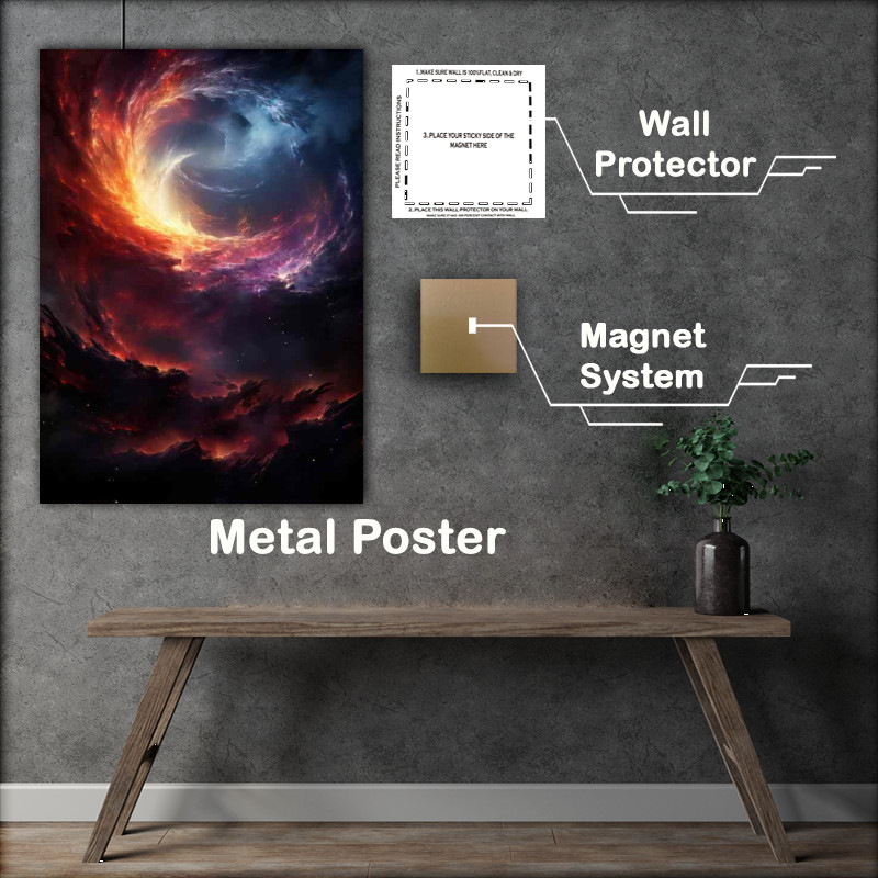 Buy Metal Poster : (Mysteries of the Universe Enigmatic Nebula)