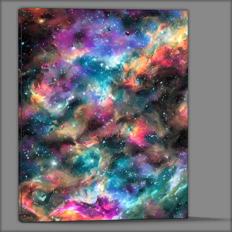 Buy Canvas : (Nebulous Wonders The Universe's Mystical Clouds)