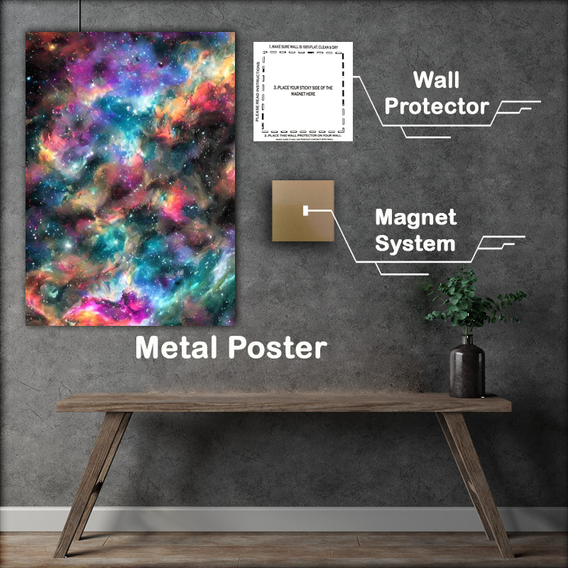 Buy Metal Poster : (Nebulous Wonders The Universe's Mystical Clouds)