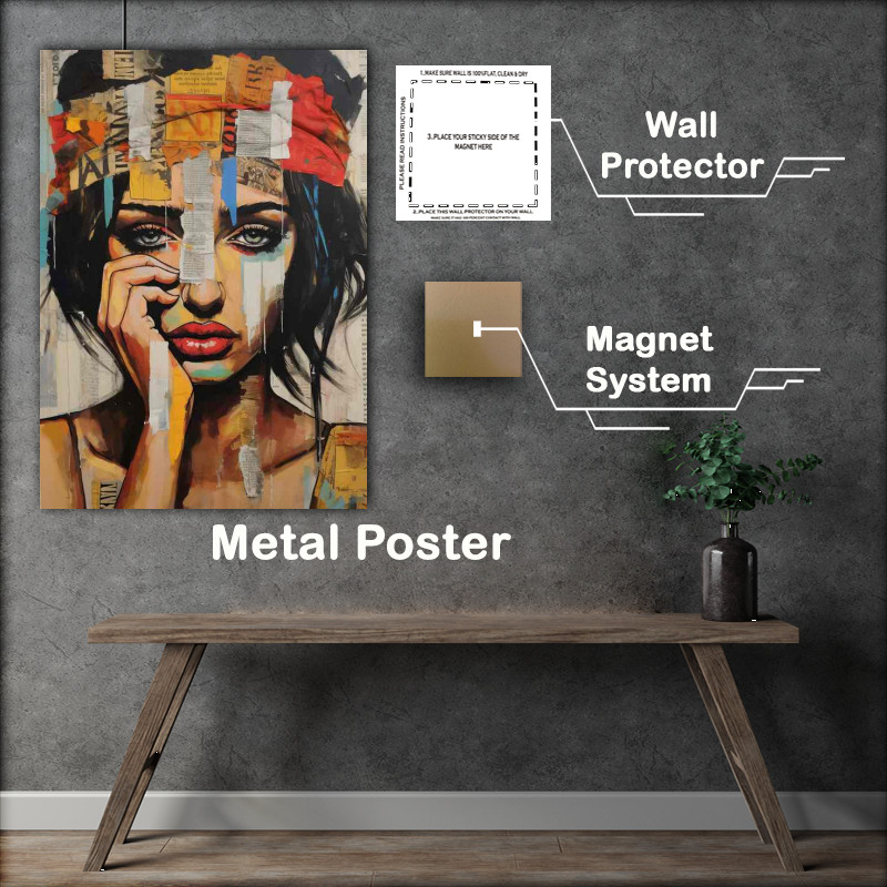 Buy Metal Poster : (Artistic Pop The World of Vibrant Icons)