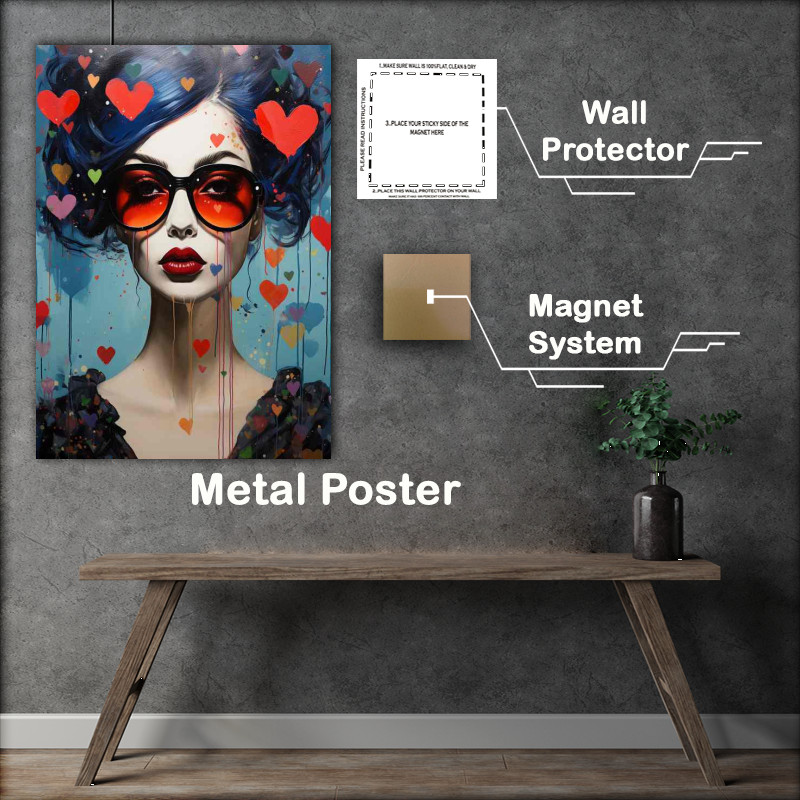 Buy Metal Poster : (Dynamic Pop The Influence of Pop Art)