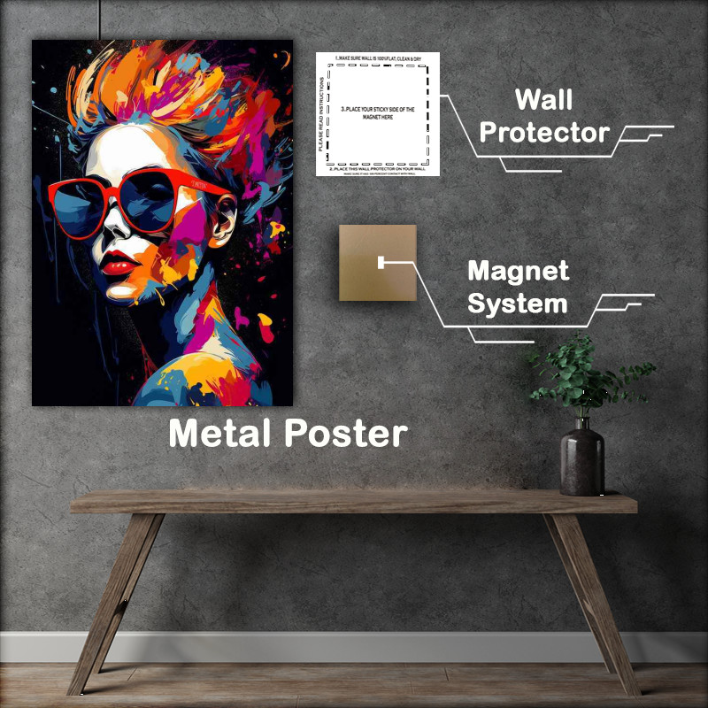 Buy Metal Poster : (Pop Artistry Vibrant Visuals)