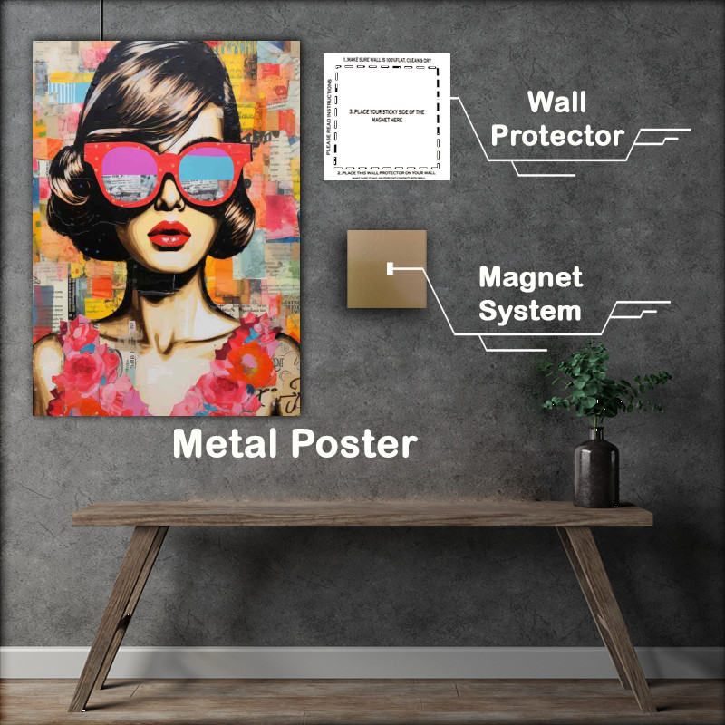 Buy Metal Poster : (Pop Icons The Influence of Artistic Imagery)
