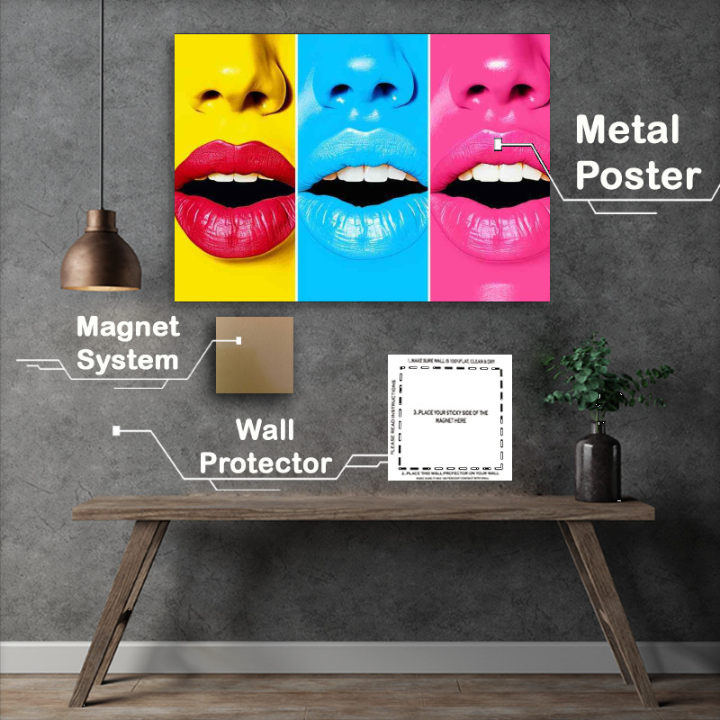 Buy Metal Poster : (Art Popped The Rise of Pop Art Imagery)