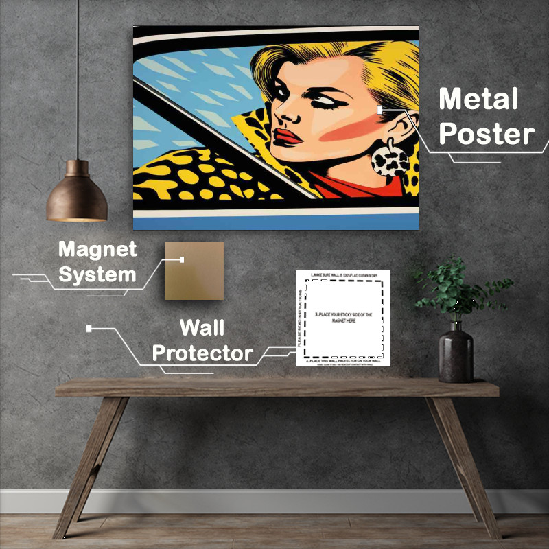 Buy Metal Poster : (Artistic Explosion The Pop Art Movement)