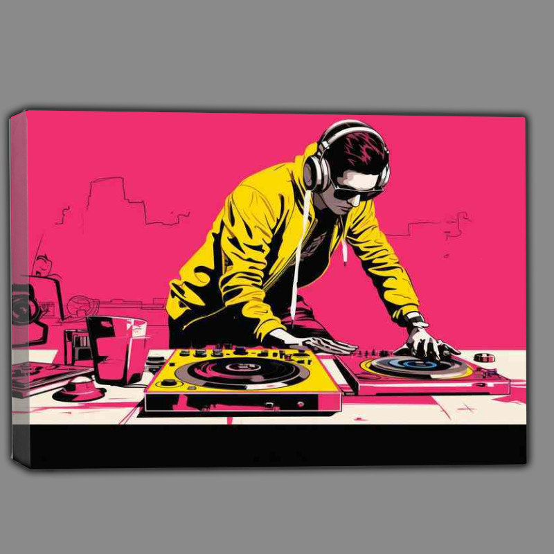 Buy Canvas : (Bold Expressions Mr Dj Pop Art)
