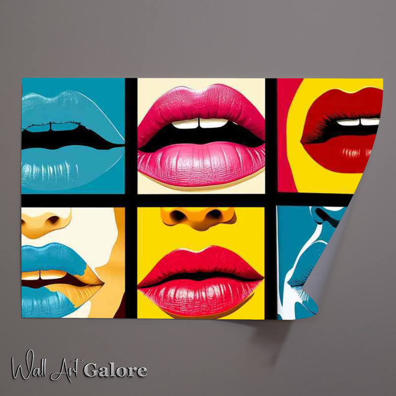Buy Unframed Poster : (Colorful Commentary Pop Art)