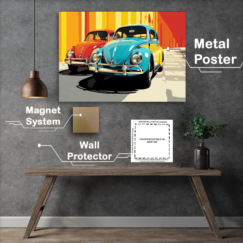 Buy Metal Poster : (Visual Revolution The Evolution of Pop Art)
