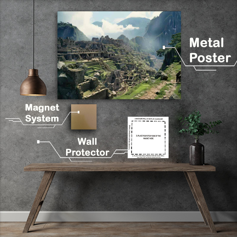 Buy Metal Poster : (Andean Treasure Machu Picchu)