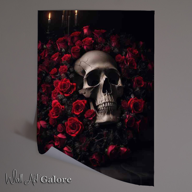 Buy Unframed Poster : (Floral Shrine to the Dead-gigapixel-hq-height-14400px)