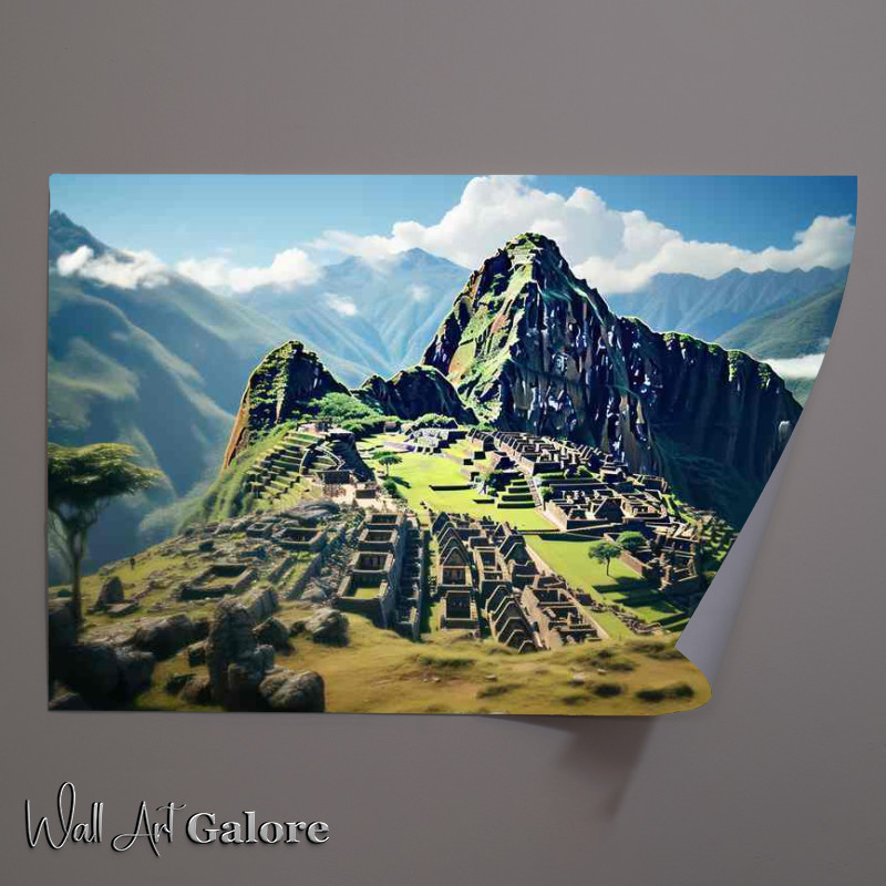 Buy Unframed Poster : (High Altitude Wonder Machu Picchu)